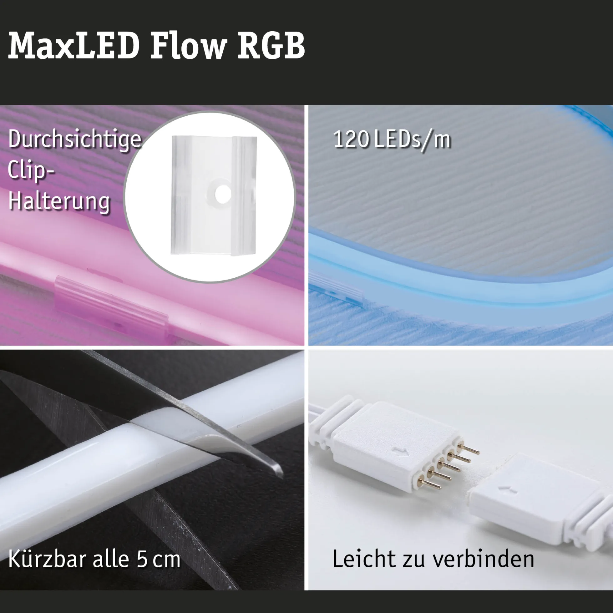 MaxLED Flow LED Strip - Basisset RGB