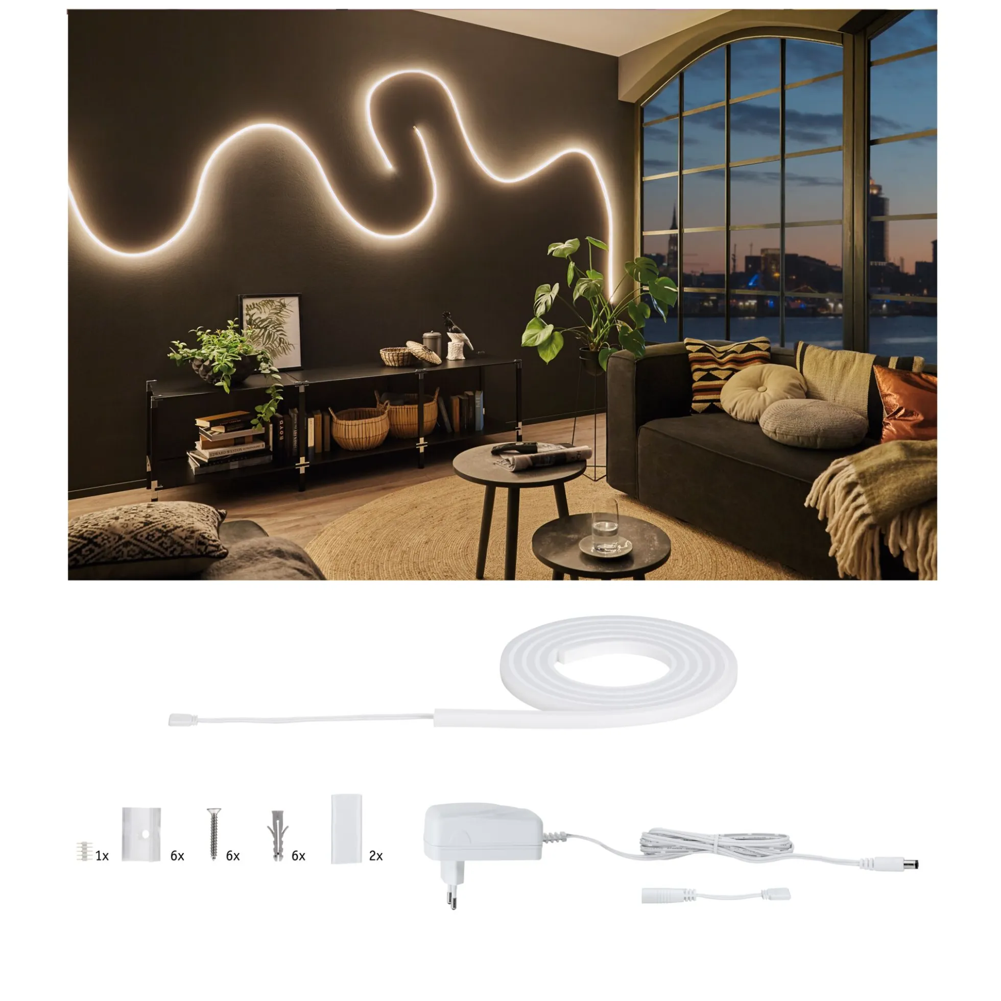 MaxLED Flow LED Strip - Basisset Warmweiß