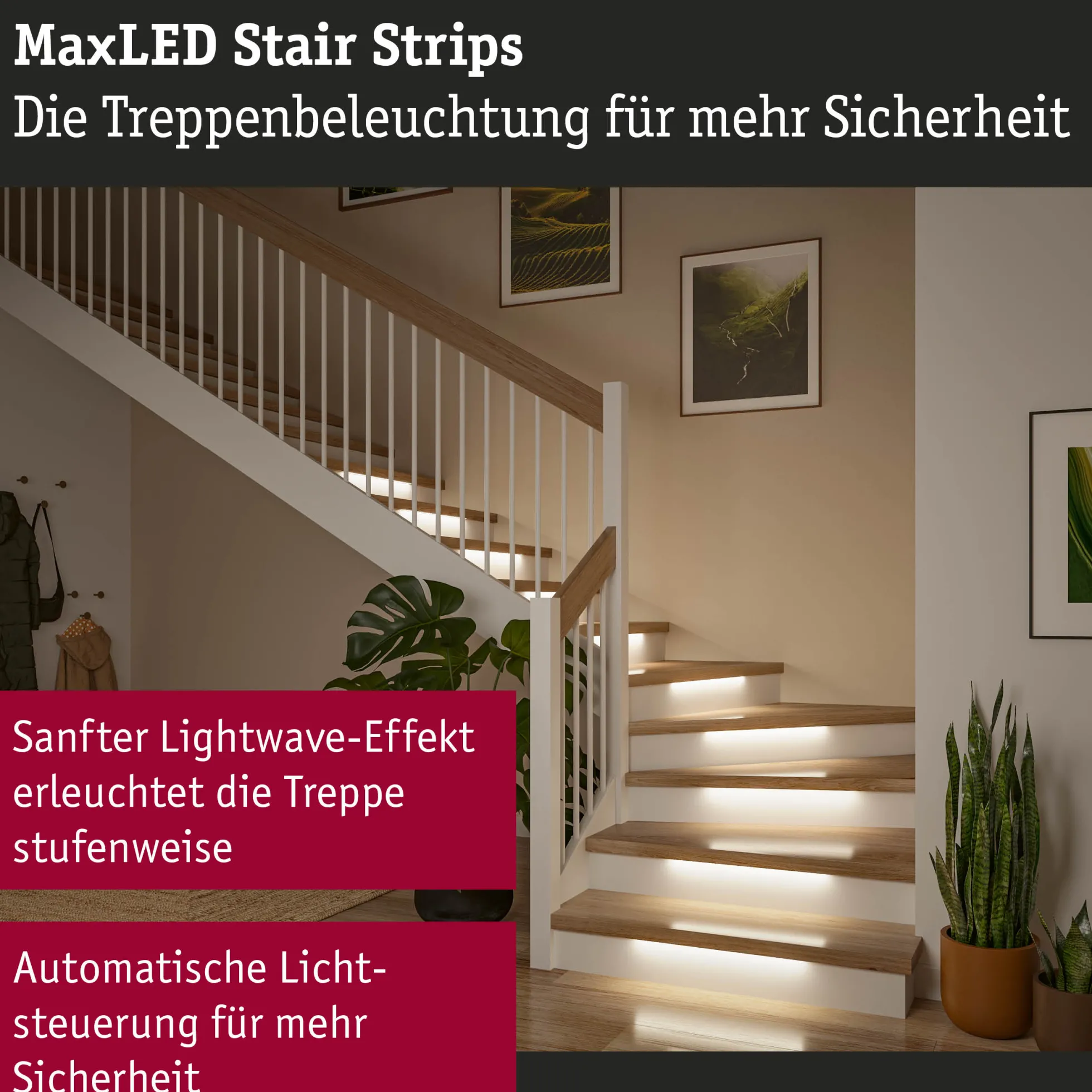 MaxLED Stair LED Strip - Installationsset