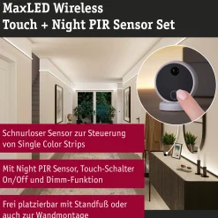 MaxLED Zubehör Steuerung - Basisset Funk-Touchschalter