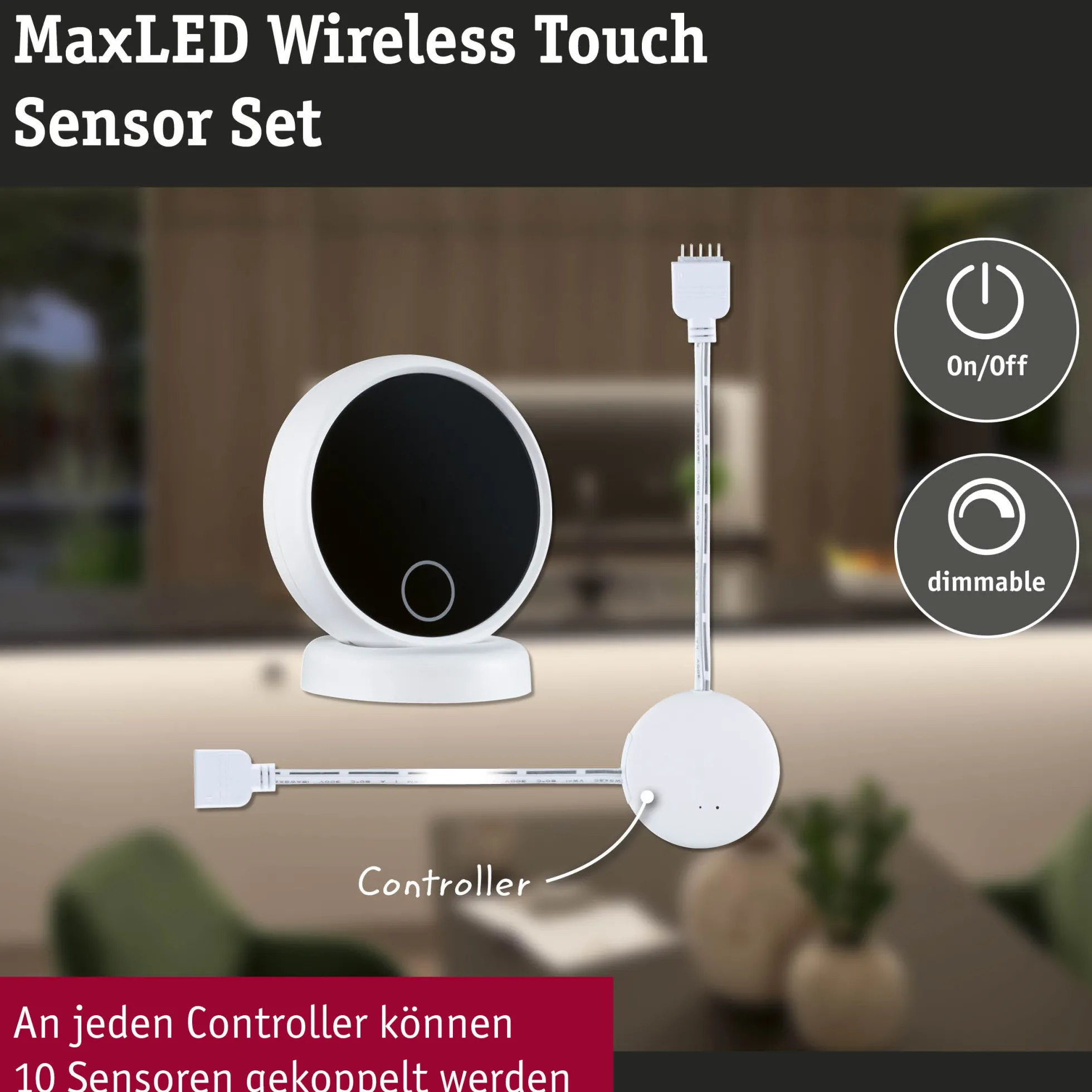 MaxLED Zubehör Steuerung - Basisset Touchschalter