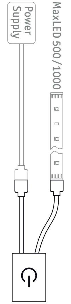 MaxLED Zubehör Steuerung - Switch Touch-Schalter