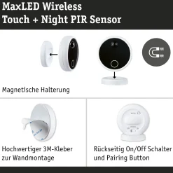 MaxLED Zubehör Steuerung - Erweiterung Funk-Touchschalter