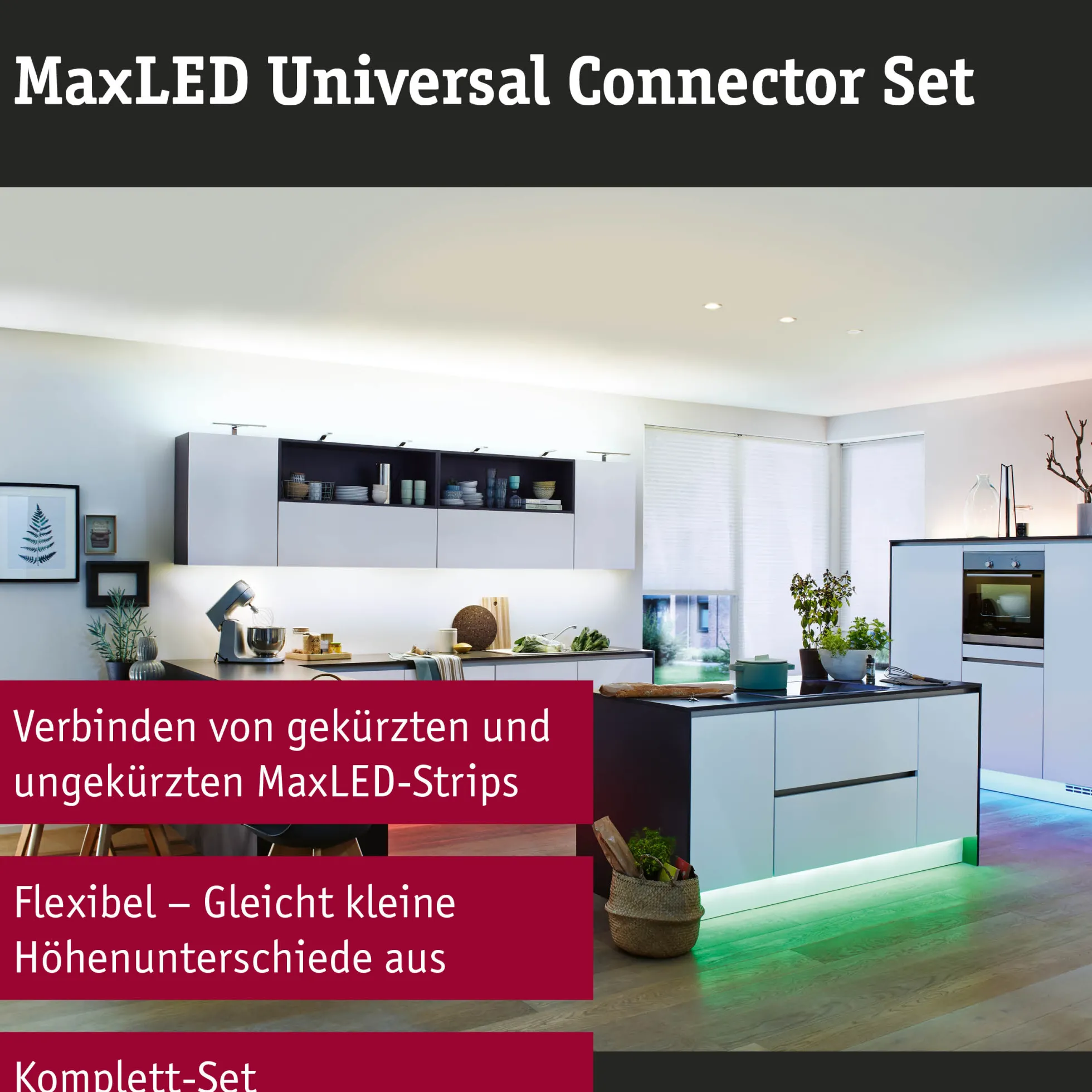 MaxLED Zubehör Verbinder - 2er-Set Universal-Verbinder