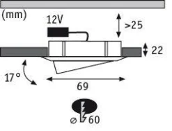 Möbeleinbauleuchten - Micro Line Swivel schwenkbar