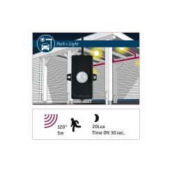 Park + Light Controller - Park + Light Controller Bewegungsmelder IP44 max. 24W Schwarz