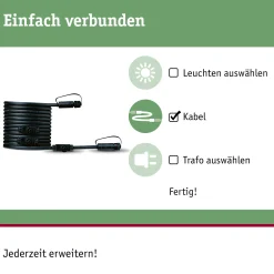 Plug & Shine Kabel - 5m 4 Ausgänge