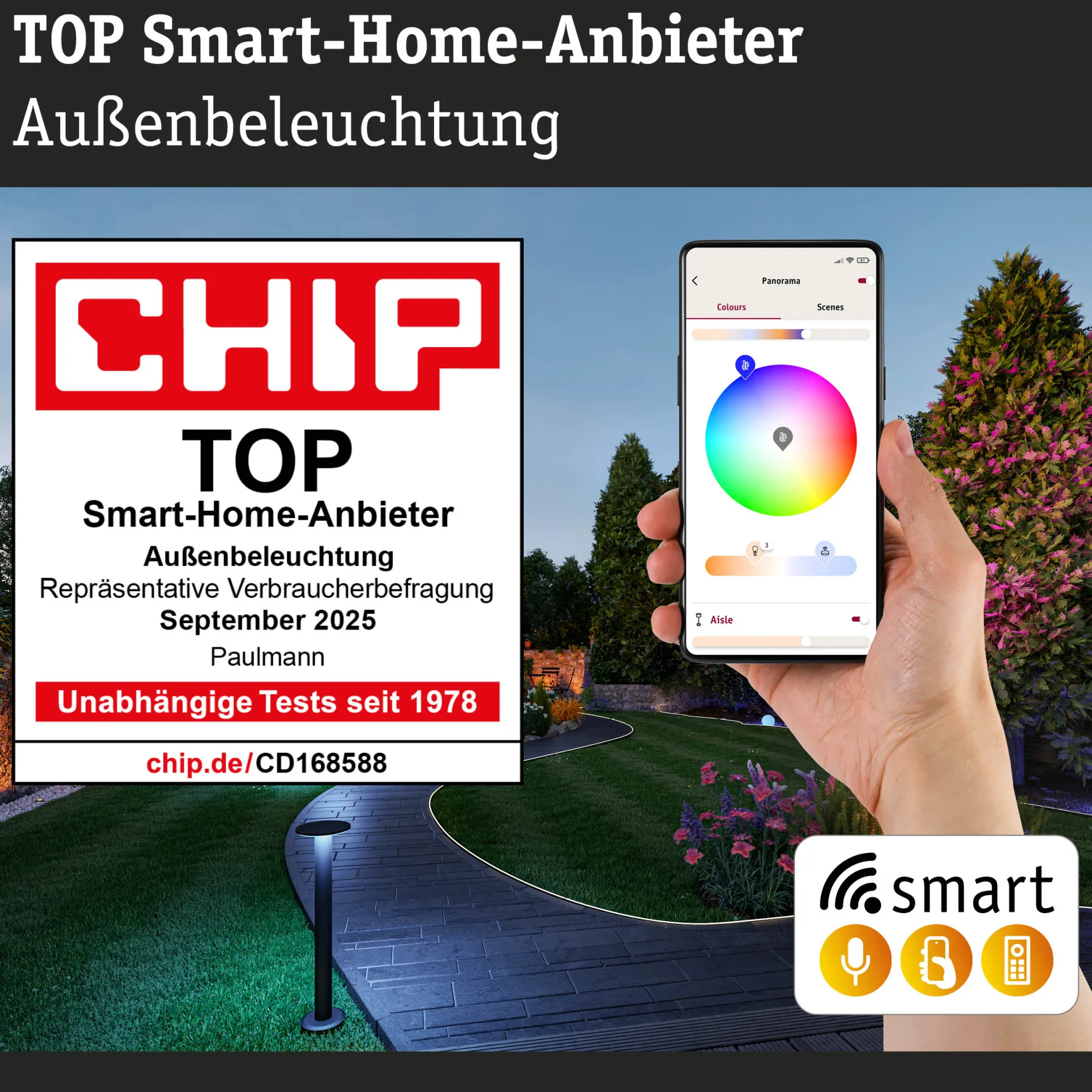 Plug & Shine Laterne Smart Home Zigbee 3.0 - Classic Einzelleuchte