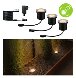 Plug & Shine LED Bodeneinbauleuchte - Floor Basisset insektenfreundlich