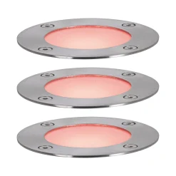 Plug & Shine LED Bodeneinbauleuchte Smart Home Zigbee 3.0 - RGBW Basisset
