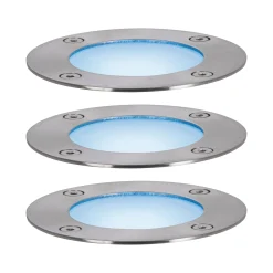 Plug & Shine LED Bodeneinbauleuchte Smart Home Zigbee 3.0 - RGBW Basisset