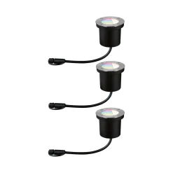 Plug & Shine LED Bodeneinbauleuchte Smart Home Zigbee 3.0 - RGBW Basisset