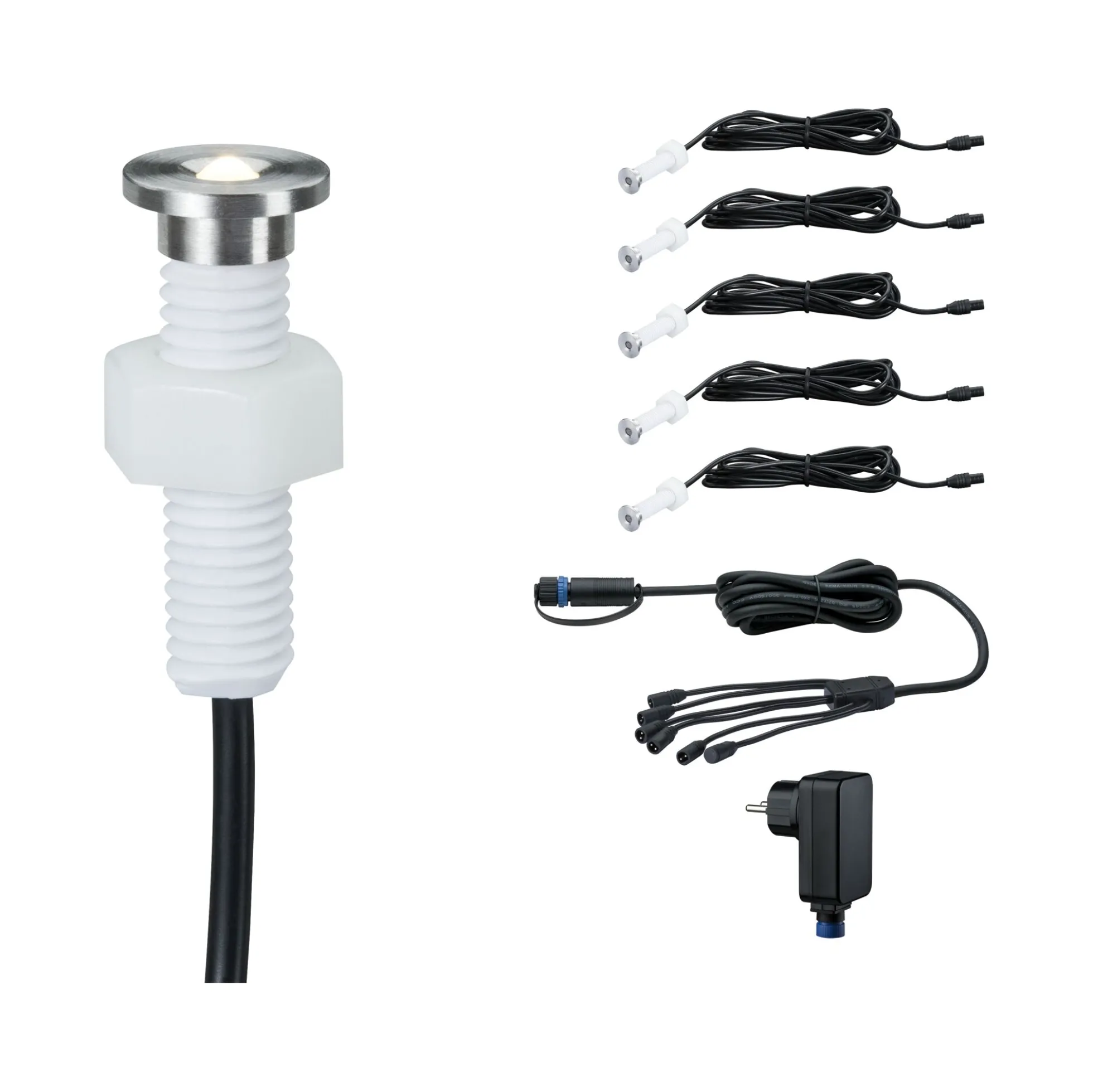 Plug & Shine LED Bodeneinbauleuchte - MicroPen II Basisset