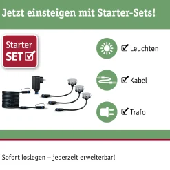 Plug & Shine LED Bodeneinbauleuchte - Floor Basisset Insektenfreundlich