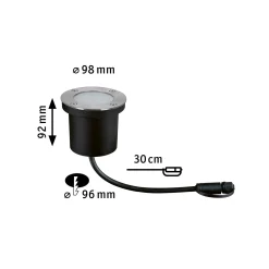 Plug & Shine LED Bodeneinbauleuchte Smart Home Zigbee 3.0 - RGBW Einzelspot