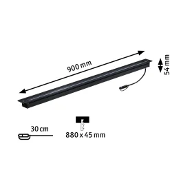 Plug & Shine LED Bodeneinbauleuchte - Lichtleiste