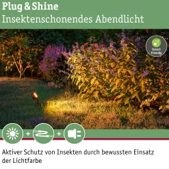 Plug & Shine LED Gartenstrahler - Sting Basisset insektenfreundlich