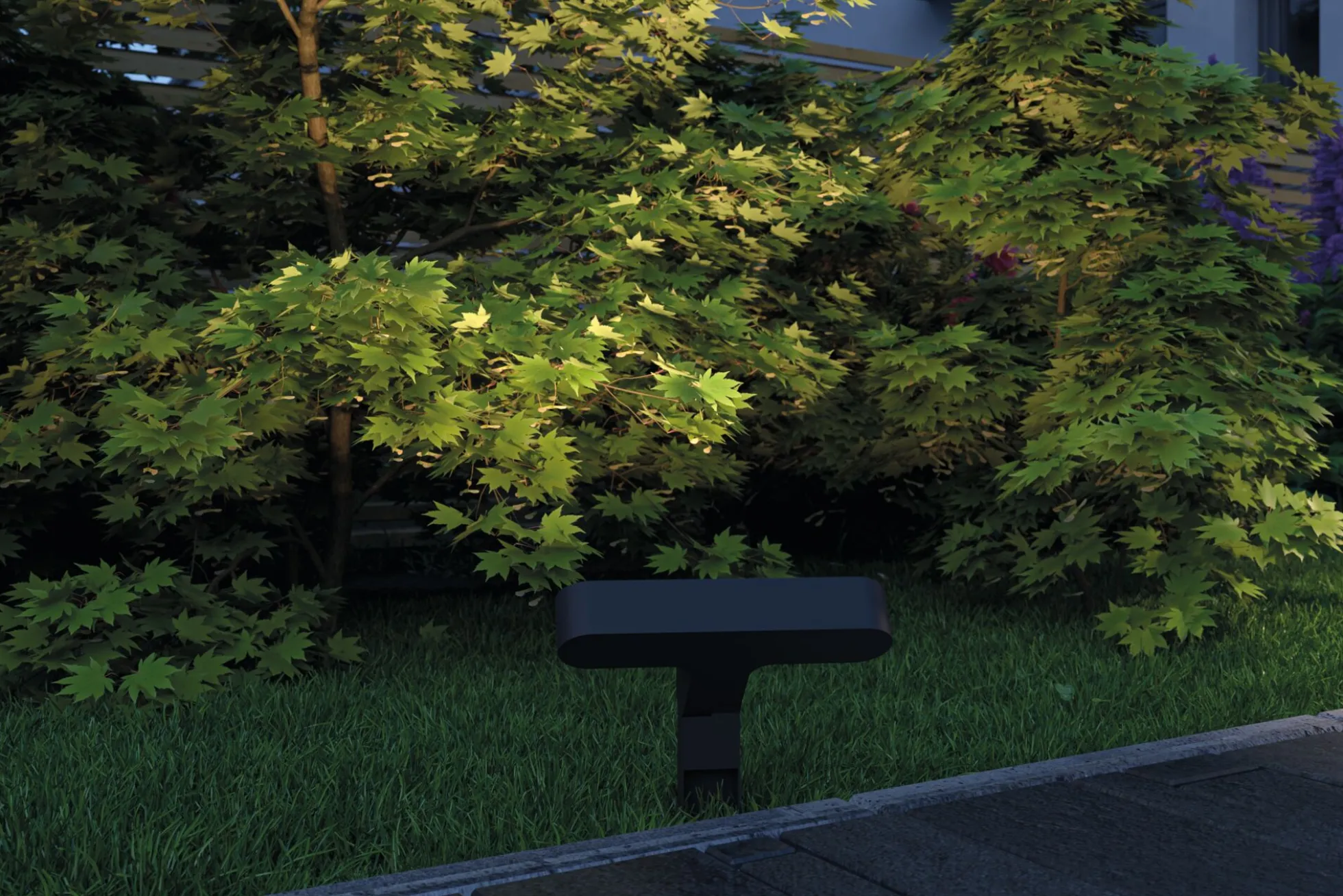 Plug & Shine LED Gartenstrahler - Ito Einzelspot Horizontale Ausrichtung