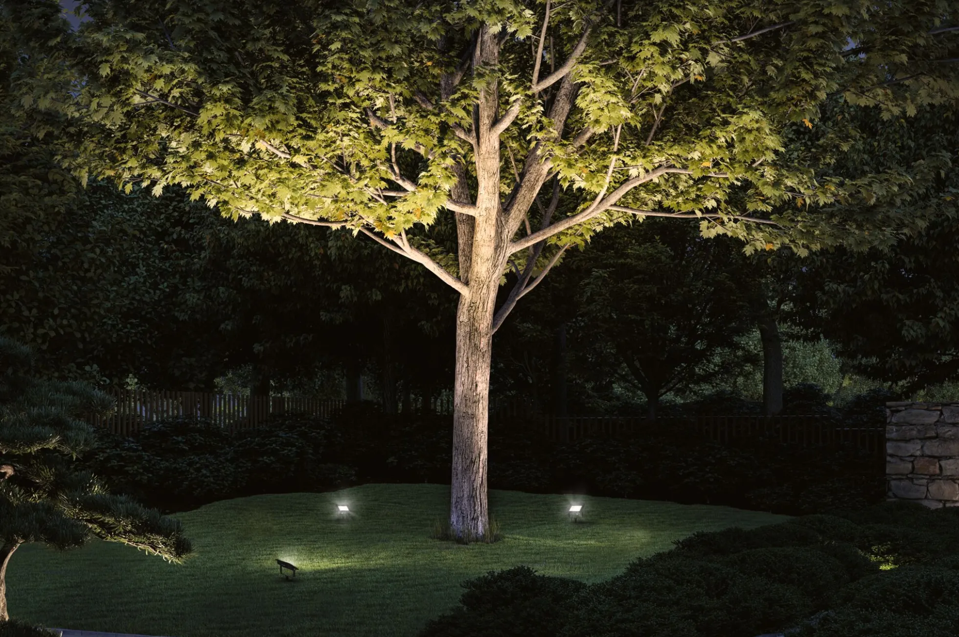 Plug & Shine LED Gartenstrahler - Fluter Einzelspot