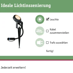 Plug & Shine LED Gartenstrahler - Sting Einzelspot insektenfreundlich