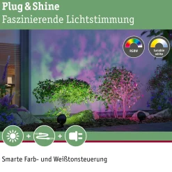 Plug & Shine LED Gartenstrahler Smart Home Zigbee 3.0 - Kikolo