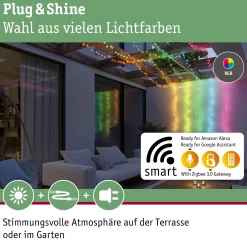 Plug & Shine LED Lichterkette - Yuna RGB 10m