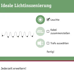 Plug & Shine LED Lichterkette - Warmweiß