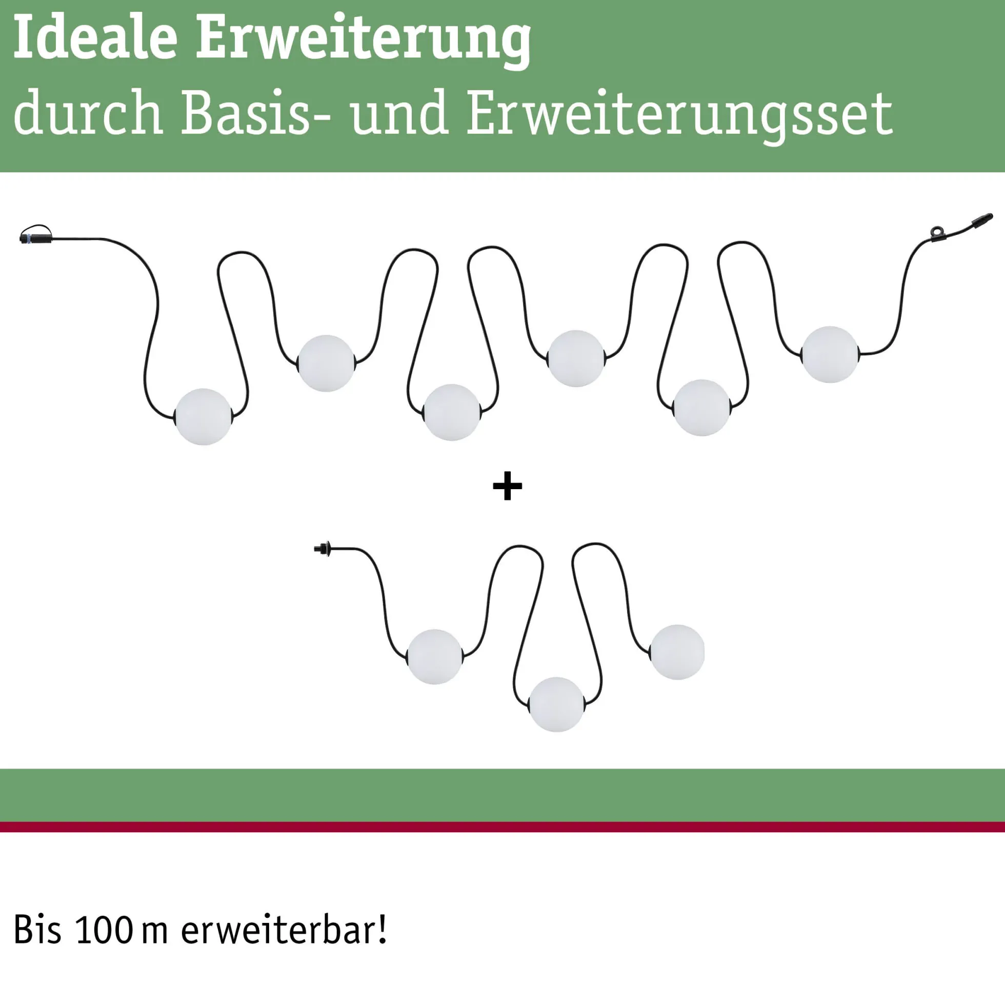 Plug & Shine LED Lichterkette - Naima Basisset