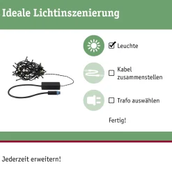 Plug & Shine LED Lichterkette - Yuna Warmweiß 5m