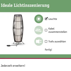 Plug & Shine LED Lichtobjekt - Basket Einzelleuchte