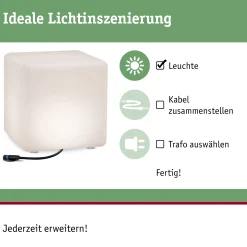 Plug & Shine LED Lichtobjekt - Cube