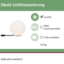 Plug & Shine LED Lichtobjekt - Globe