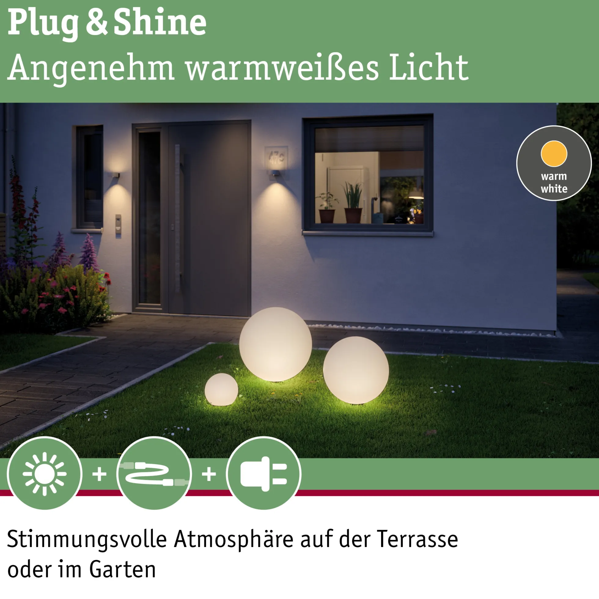 Plug & Shine LED Lichtobjekt - Globe