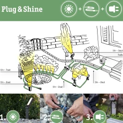 Plug & Shine LED Lichtobjekt - Stone