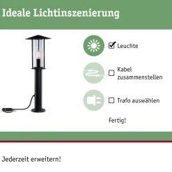 Plug & Shine LED Pollerleuchte - Classic Einzelleuchte