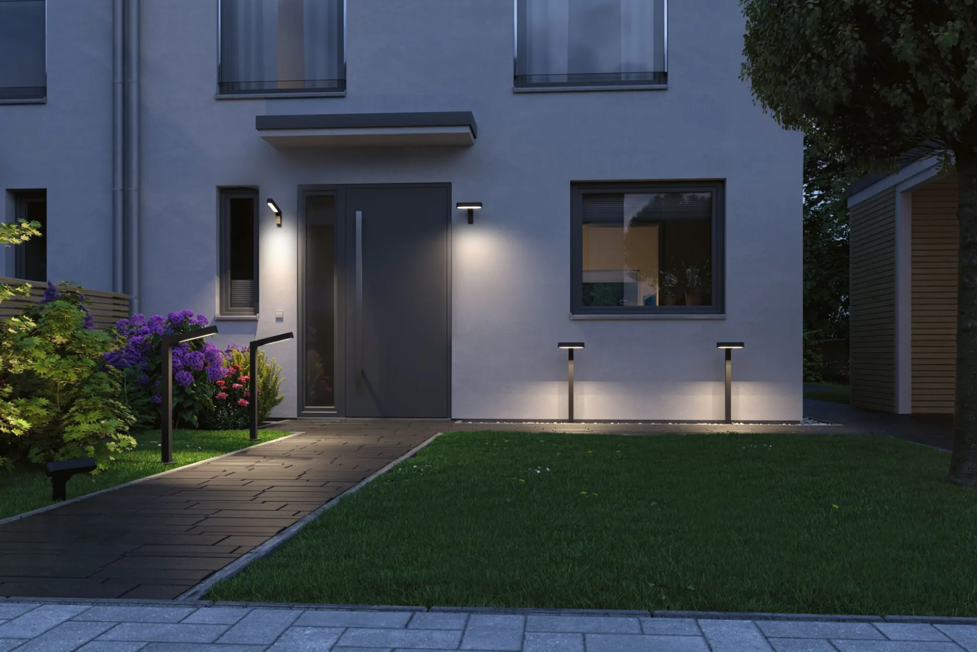 Plug & Shine LED Pollerleuchte - Ito Einzelleuchte Vertikale Ausrichtung