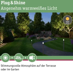 Plug & Shine LED Pollerleuchte - Flarea Einzelleuchte