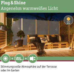 Plug & Shine LED Stripe - Smooth Einzelstrip