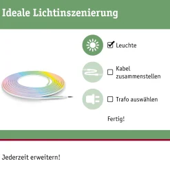 Plug & Shine LED Stripe Smart Home Zigbee 3.0 - Smooth Einzelstrip