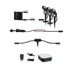 Plug & Shine Preisattraktives Starterset Zigbee 3.0 - Smart Home smik + LED Erdspieß Sting