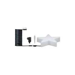 Plug & Shine Set - LED Lichtobjekt Star inkl. 10m-Kabel und Trafo