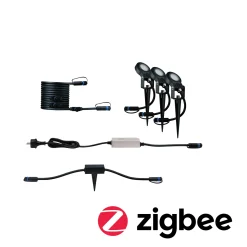 Plug & Shine Set Smart Home Zigbee 3.0 - LED Gartenstrahler Sting