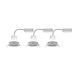 Preisattraktives Starterset Zigbee 3.0 - Smart Home smik Gateway mit Wandtaster + LED Einbauleuchte Nova Plus Coin Basisset schwenkbar Tunable White
