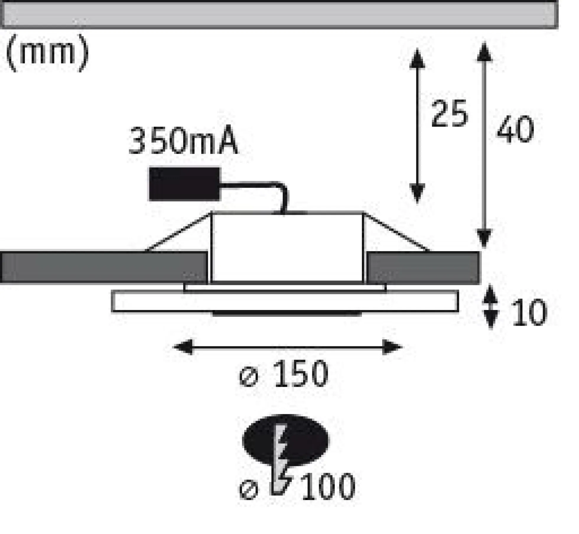 Premium LED Einbauleuchte - Whirl Einzelleuchte