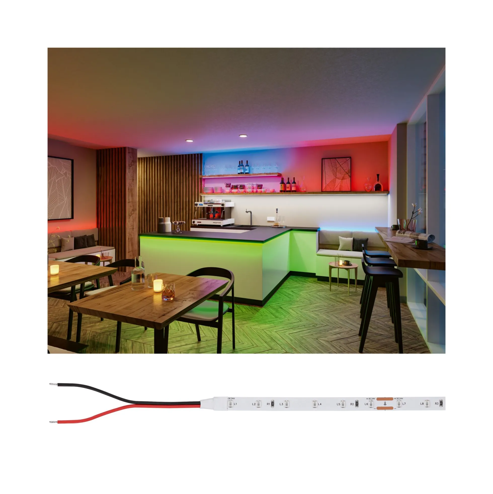 Pro Strip LED Strip - Silver P25 LED grün