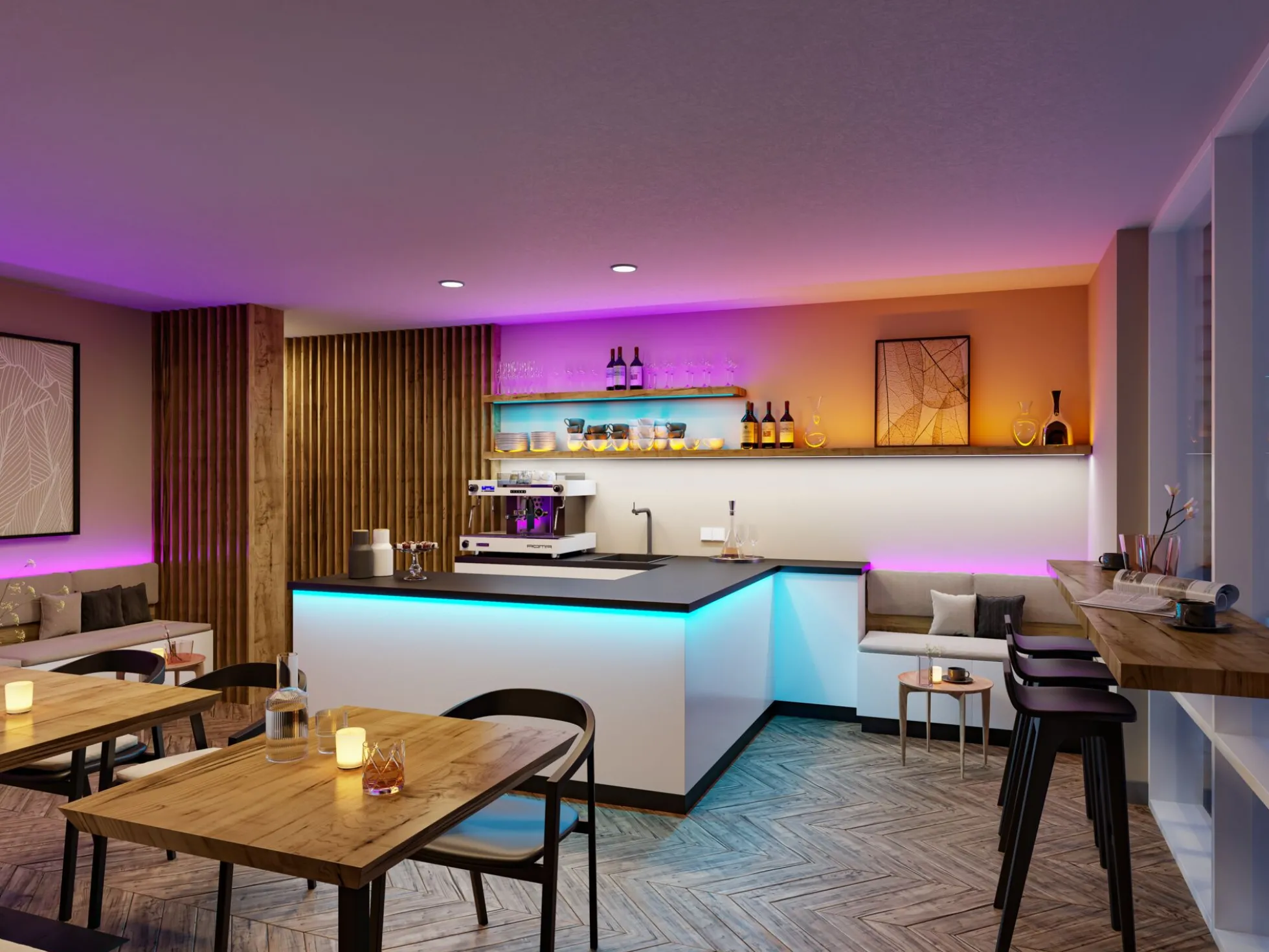 Pro Strip LED Strip - Silver P25 LED orange