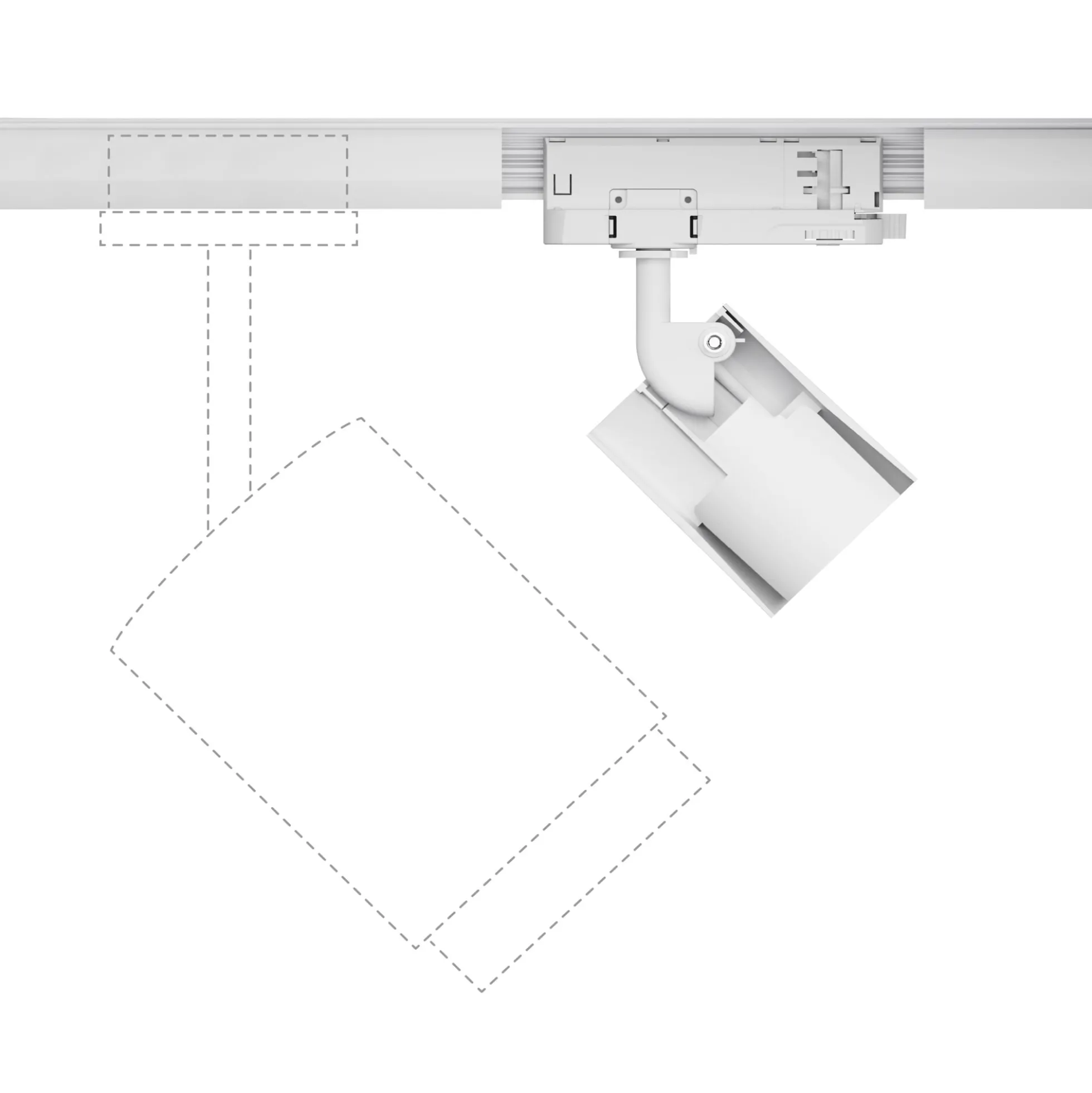ProRail3 LED Schienenspot - Kratos 50°
