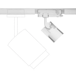 ProRail3 LED Schienenspot - Kratos 50°