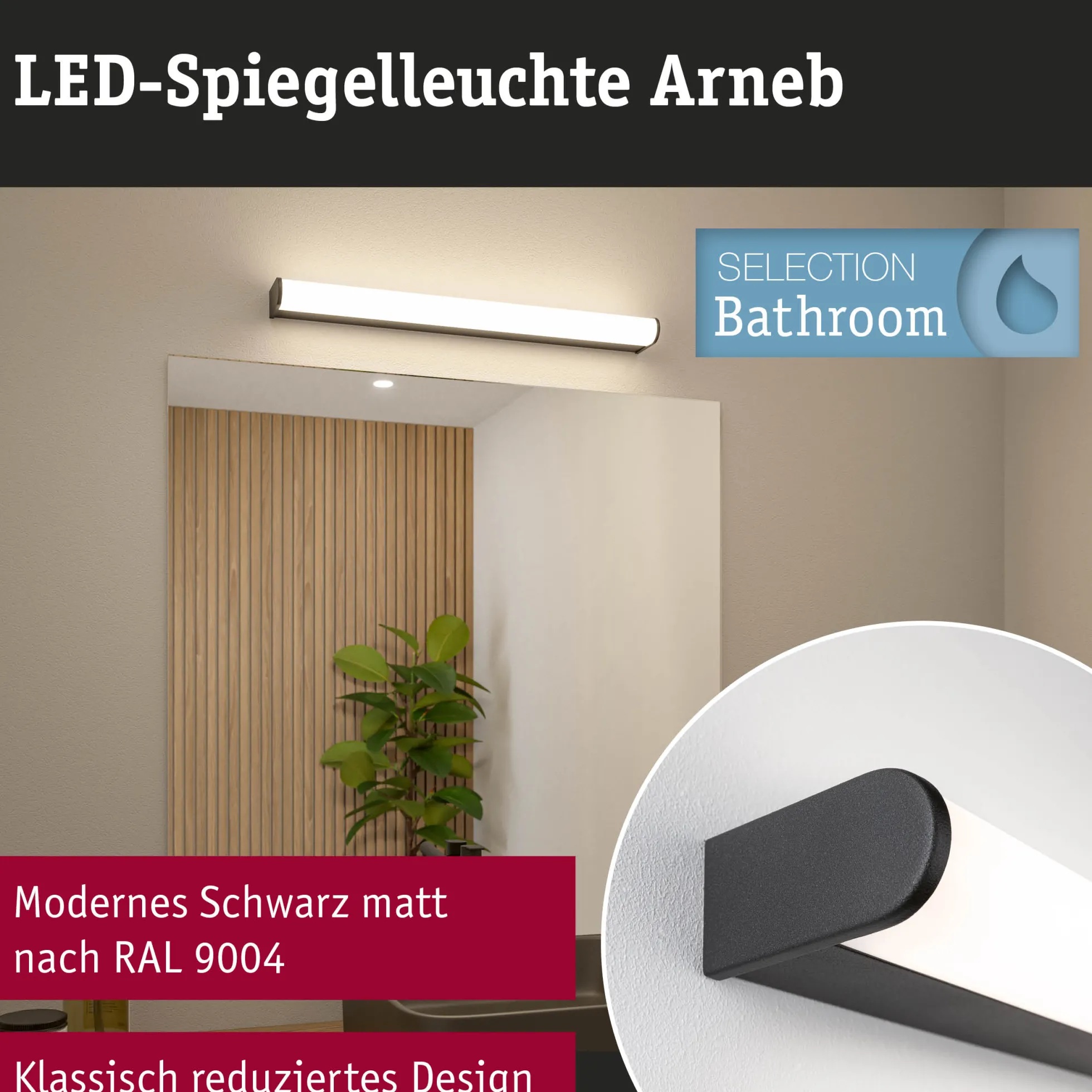 Selection Bathroom LED Wandleuchte - Arneb