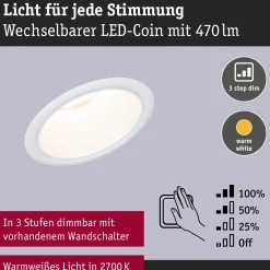 Set LED Einbauleuchte - Cole 6er-Set